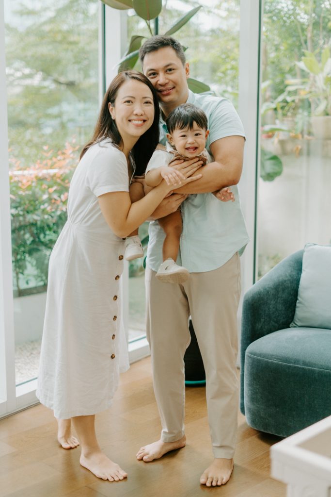 home family session captured in gentle natural light